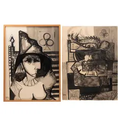 Untitled by Antonio Serna, Tintas sobre papel, offered Oct 2025