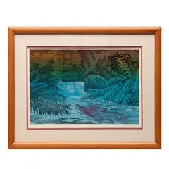 Adolfo Mexiac, Untitled, Xilografía 59 / 100