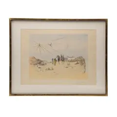 Salvador Dalí, Journey to Bethlehem, Grabado E. A