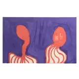 Figuras con fondo azul by Eliseo Garza Aguilar "elgar", Mixta sobre tela, sold Oct 2025