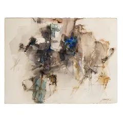 Benjamín Manzo, Untitled, 1985, Mixta sobre papel