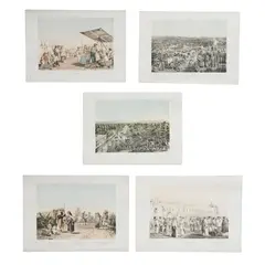 Casimiro Castro - Juan Campillo, Vistas y tipos mexicanos, Litografías a color