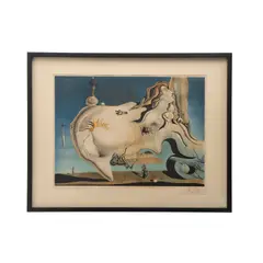 Salvador Dalí, Visage du Grand Masturbateur, Litografía 28 / 300