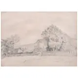 Angelina Beloff, Untitled, Lápiz de grafito sobre papel
