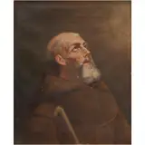 San Francisco de Paula, MÉXICO, FINALES DEL SIGLO XIX, Óleo sobre tela
