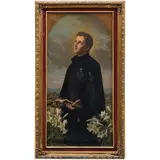 San Gabriel de la Dolorosa, EUROPA, CA., 1900, Óleo sobre tela