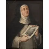 MÉXICO, SIGLO XVIII by Santa Margarita de Castello, Óleo sobre tela, offered Sep 2025