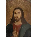 Icono, CRISTO PANTOCRÁTOR, Óleo sobre madera