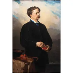 Retrato de Caballero, EUROPA, SIGLO XIX, Óleo sobre tela