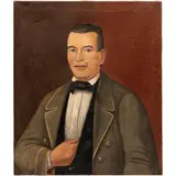RETRATO DE TRANQUILINO SEGOVIA by Atribuido A José María Estrada, Óleo sobre tela, offered Sep 2025