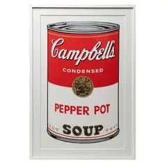 Andy Warhol, II.51: Campbell's Pepper Pot Soup, Serigrafía sin número de tiraje