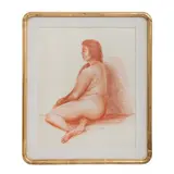 Françoise Noé, Desnudo, Sanguina sobre papel