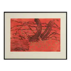 Susana Sierra, Códigos, Grabado, 44 / 50. Firmado y fechado 04
