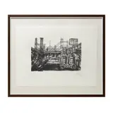 Víctor Mora, En las obras, 2004, Litografía P / A