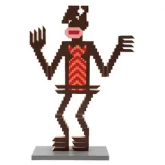 Pedro Friedeberg, Untitled, 1997, Escultura en madera policromada