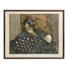 Maternidad by Javier Arévalo, Litografía 46 / 100, sold Sep 2025