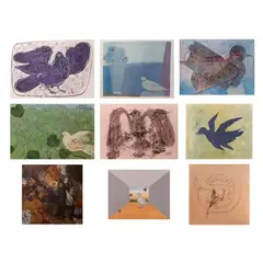 Artistas Varios, Palomas, Litografías offset