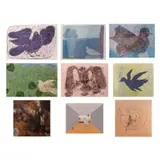 Artistas Varios, Palomas, Litografías offset