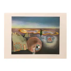 Salvador Dalí, À la recherche de la quatrième dimension, Litografía 182 / 300