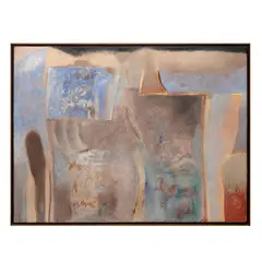 Pablo Amor, Hábitat no. VIII, 1980, Óleo sobre tela