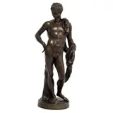 Cornelis de Bruijn, FRANCIA, SIGLO XX, Bronce, patinado en color marrón