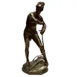 Sarpedon Painter, FRANCIA, PRINCIPIOS DEL SIGLO XX, Bronce, acabado dorado