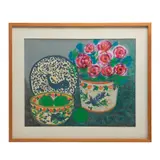 Julia Lopez, Talavera, Serigrafia, P/A. Firmada