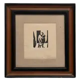 David Alfaro Siqueiros, "Maternidad", Xilografía, 279 / 300, Firmado y fechado 1930