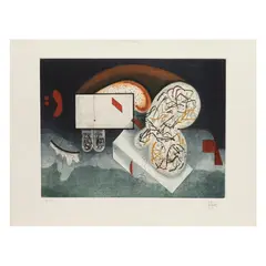 Manuel Felguérez, Untitled, Grabado, P/A. Firmado