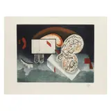 Manuel Felguérez, Untitled, Grabado, P/A. Firmado
