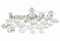 Meissen, Floral Decorated Tea Service