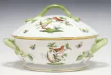 Herend, 'ROTHSCHILD BIRD' HAND-PAINTED PORCELAIN COVERED TUREEN