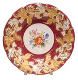 PARCEL-GILT & PAINTED PORCELAIN ORNAMENTAL BOWL by Meissen, 1985, sold Oct 2024