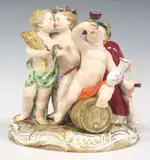 ALLEGORICAL FIGURE GROUP THE FOUR SEASONS, MODEL 1068 by Meissen, sold Jun 2024