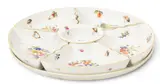 Herend, Fruits and Flowers Porcelain Hors D'Oeuvre Server