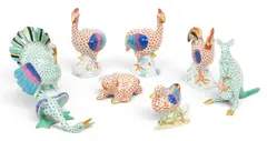 Herend, Animals 9 PCS