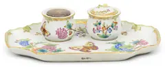 Herend, Queen Victoria Porcelain Desk Set 3 PCS