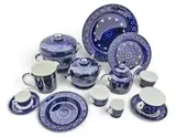 Arabia, Valencia, (Finland) Pottery Dinnerware Set 67 PCS, 1960