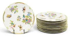 Herend, Plates 'Queen Victoria', 12 PCS