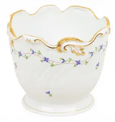 Blue Garland Cachepot by Herend, sold May 2026