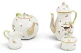 Herend, "Rothschild Bird" Porcelain Tea/Coffee Set 4 PCS