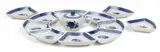 Aluminia Faience (Danish) Fan Pickle Dishes 12 PCS by Royal Copenhagen, sold Oct 2025
