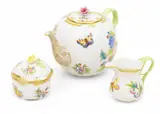 Herend, Manufactory (Hungarian) Queen Victoria 3 PCS