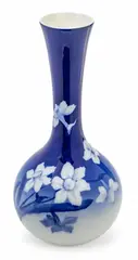 Rörstrand, Monumental Vase, Daffodils & Camelias 1900, 1900