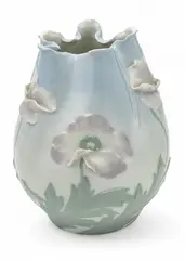 Vase, Five Flowers in Relief by Rörstrand, sold Jun 2025
