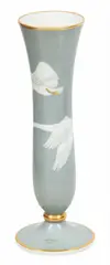 Vase And Serving Plate 1950, 'Flying Geese' 2 PCS by Rosenthal, 1950, sold May 2025