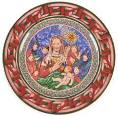 Rosenthal, Versace "God is Born" Plate, circa 2001