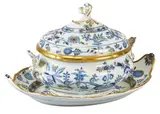 Meissen, Blue Onion Porcelain Tureen