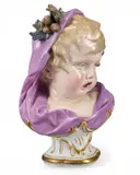 Allegorical Bust, Winter by Meissen, sold May 2026