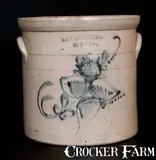 True Douglass & Co., Unusual Stoneware Jar Marked TRUE DOUGLASS & CO. / PORTLAND, ME, circa 1880, Stoneware